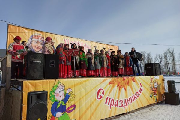 1 марта в селе Алтайское проходили Масленичные гулянья